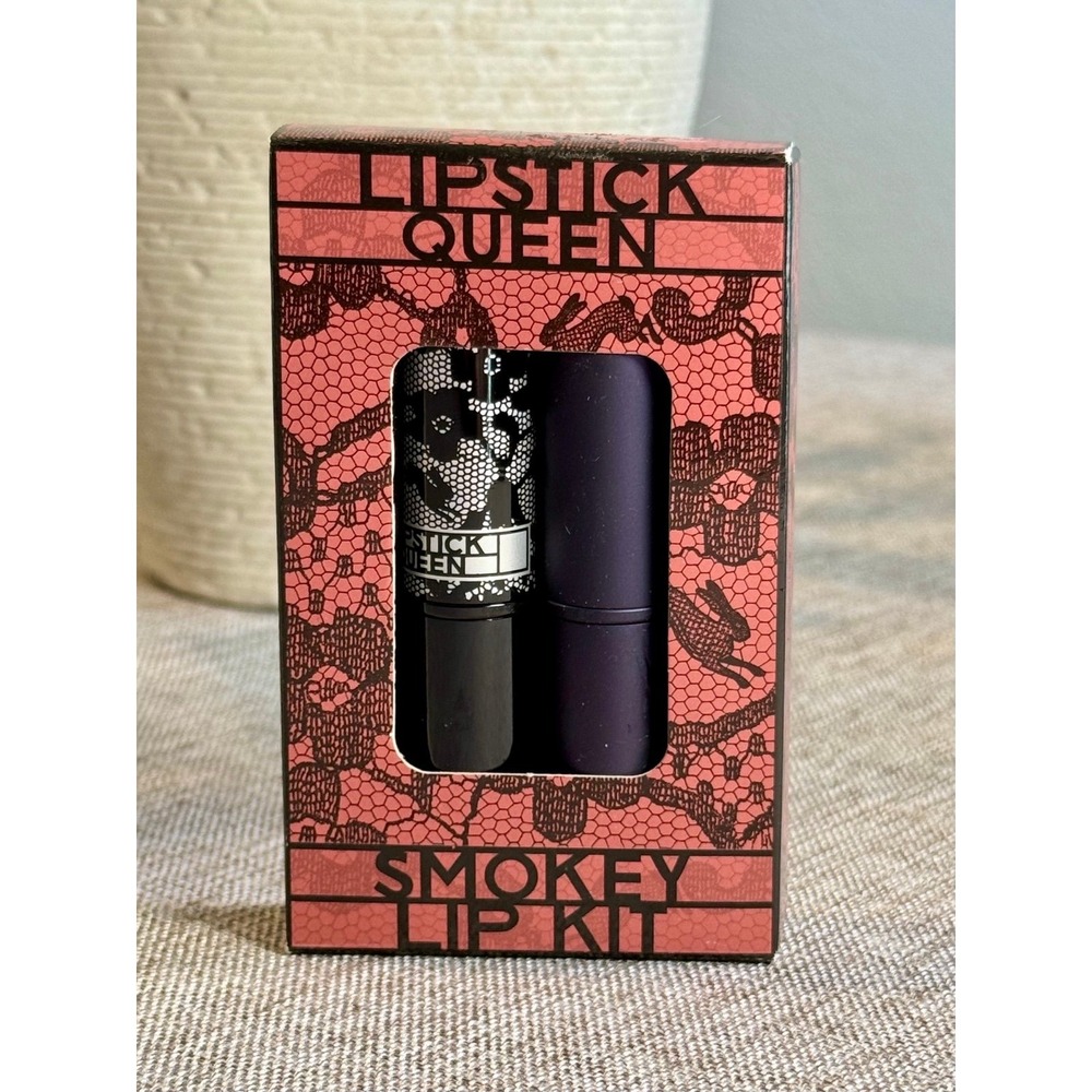Lipstick Queen Smokey Lip Kit Black Lace Rabbit & Bright Natural Sinner New